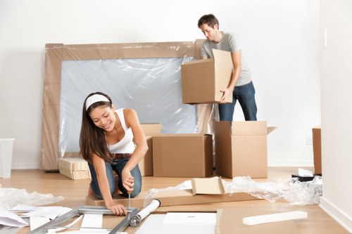 Man and van service helping with a local move in France
