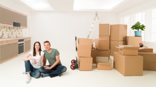 Apartment removal service in a French city with stair access