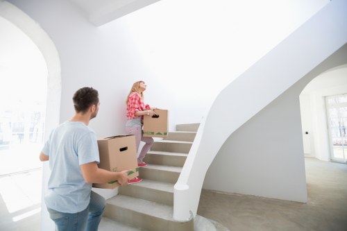 Local movers handling access and parking challenges for a France business move