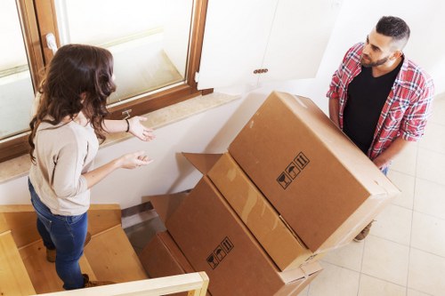 Commercial removals with office furniture and equipment in France