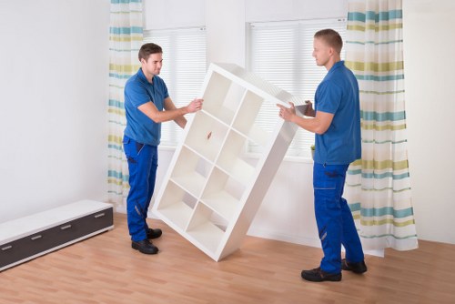 Moving van service for apartment access and parking challenges